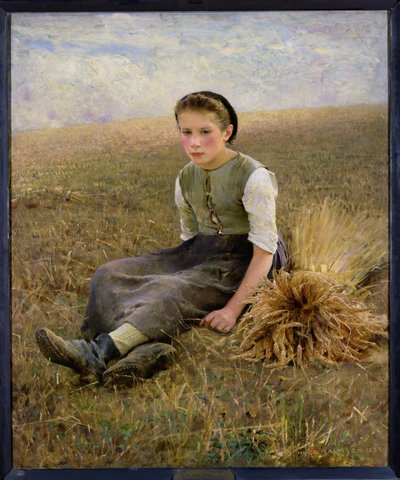 La Petite Glaneuse, 1884 - Hugo Salmson